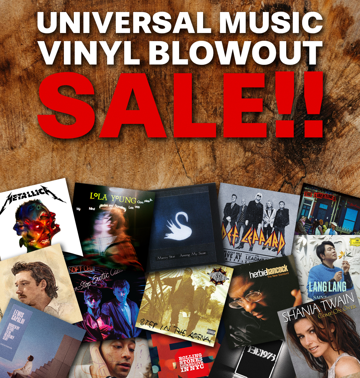 Universal Music Vinyl Blowout Sale