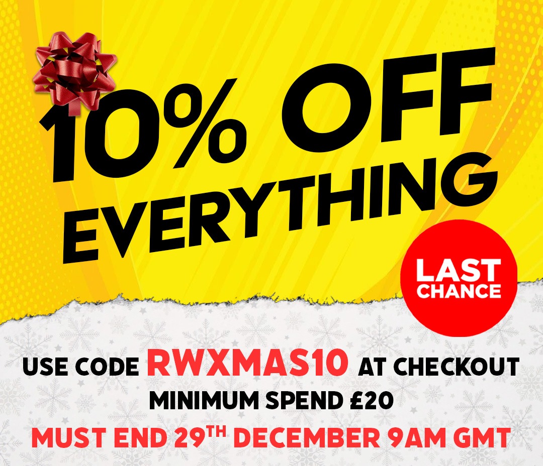 10% Off Everything When You Spend £20 or More. Use Code: RWXMAS10. Ends 9AM GMT Monday