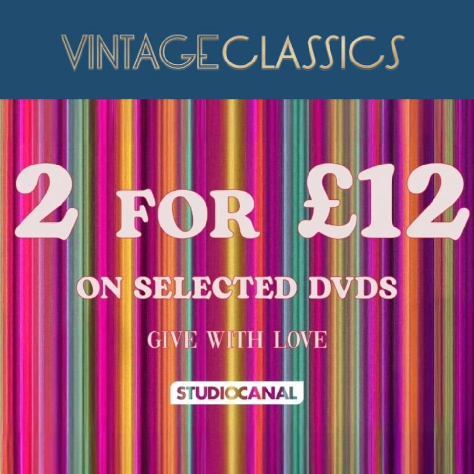 2 for £12 on selected Vintage Classics DVD