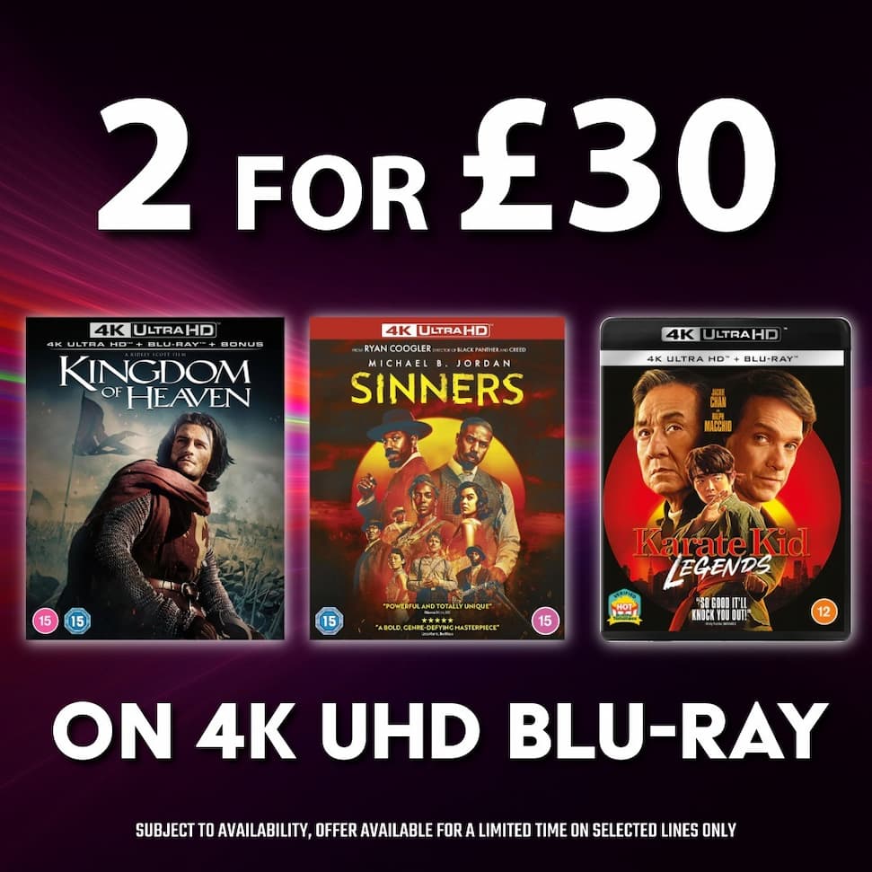 2 for £30 4K Ultra HD Blu-ray