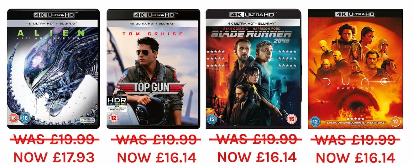 4K UHD 10 Year Anniversary Deals