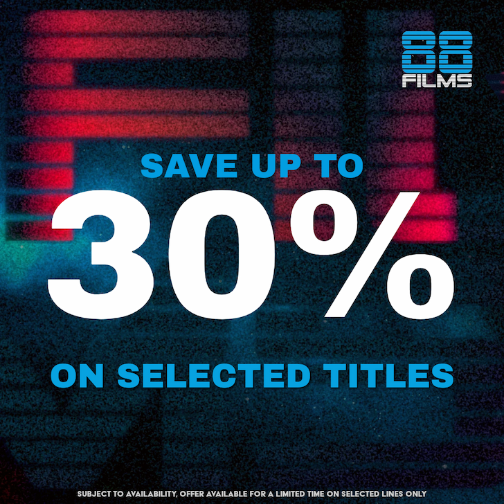 Save up to 30% on selected 88 Films
