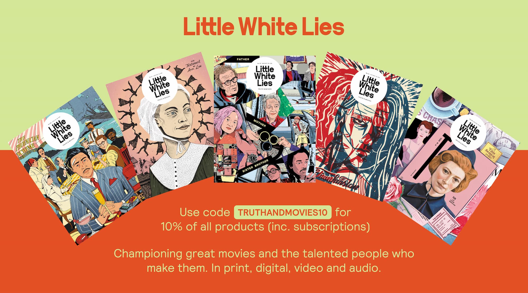 10% off all products at lwlies.com including subscriptions.