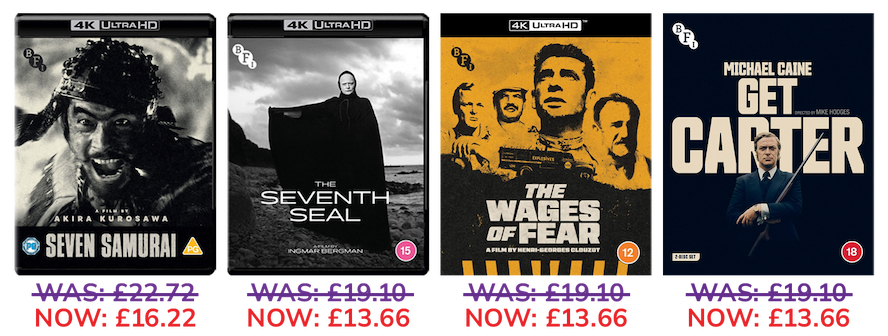 Save on selected BFI titles
