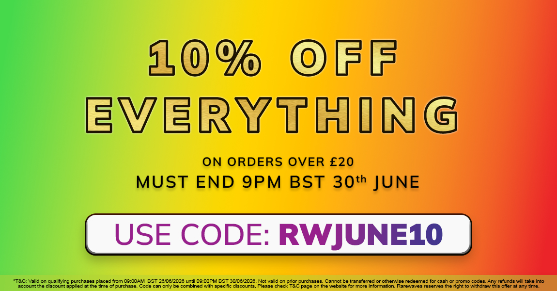 10% off everything on orders over £20. Use code RWJUNE10. Must end 9PM BST 30th June