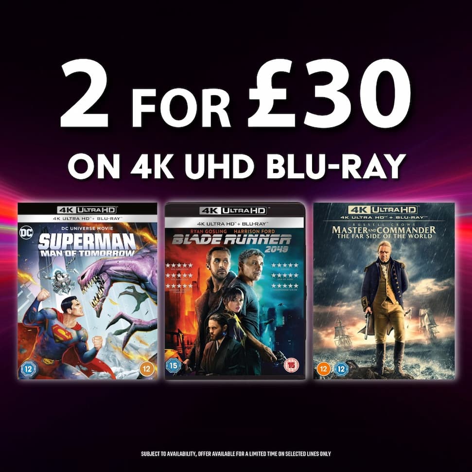 2 for £30 on 4K UHD