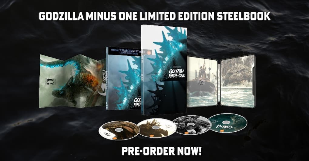 Godzilla Minus One Limited Edition 4K UHD Steelbook Pre-Order
