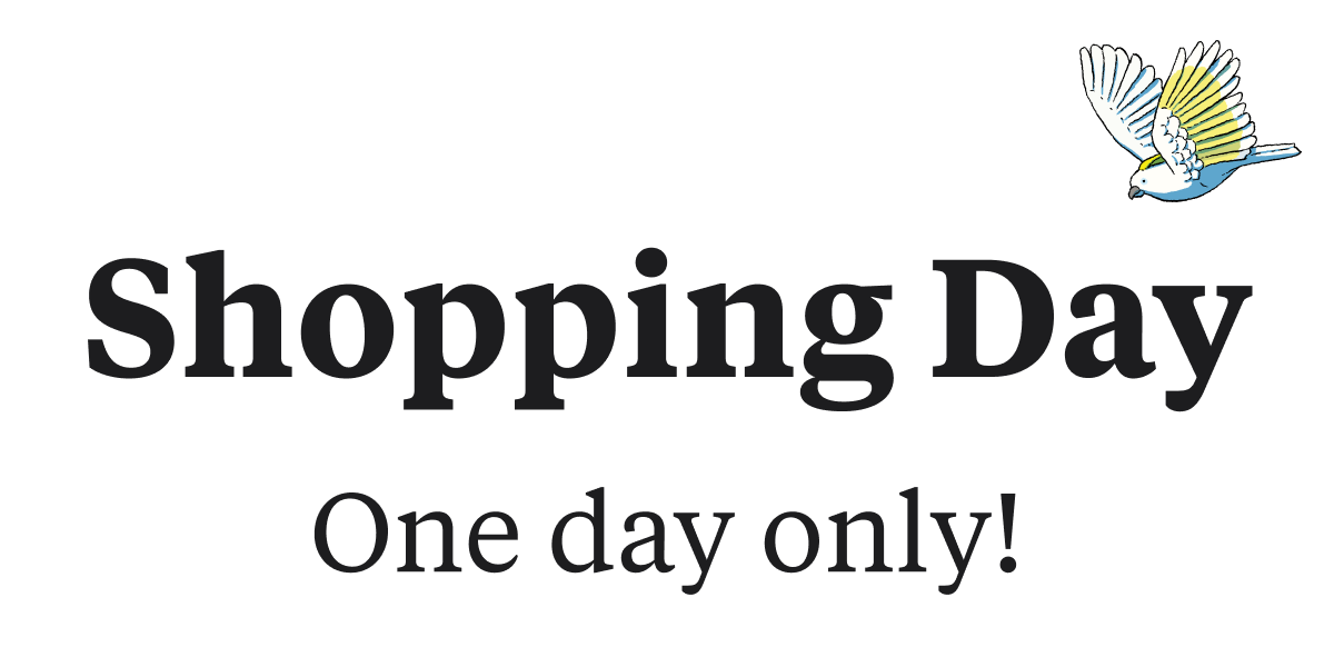 Shopping Day at Readings. One day only!