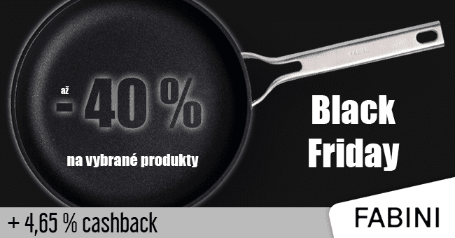 Fabini.sk - Black Friday: Zľavy až 40 % na vybrané produkty