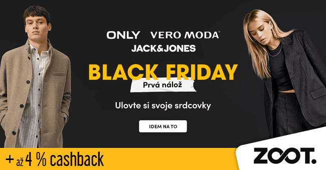 ZOOT.sk - Black Friday prvá nálož: Zľavy na vybrané tovary