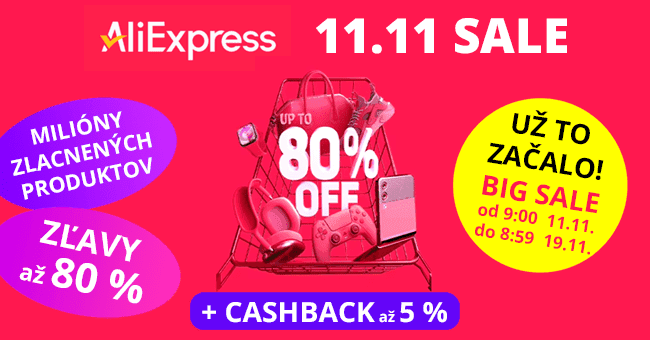 AliExpress 11.11 SALE - Najväčšie zľavy roka