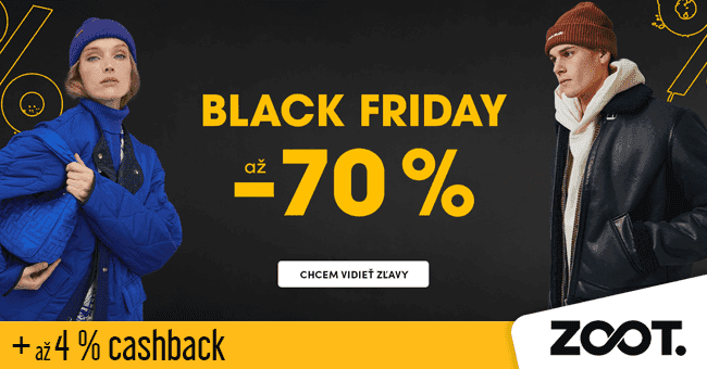 ZOOT.sk -  	Black Friday: Zľavy až 70 %