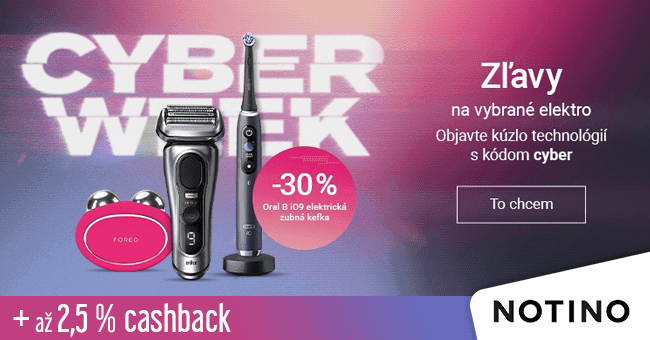 Notino.sk -  	Cyber Week: Až 30 % zľavový kód na vybrané produkty