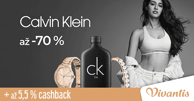 Vivantis.sk -  Produkty Calvin Klein teraz so zľavou až 70 %