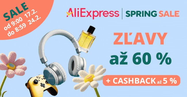 AliExpress.com -  Spring Sale: Zľavy až do 60 %