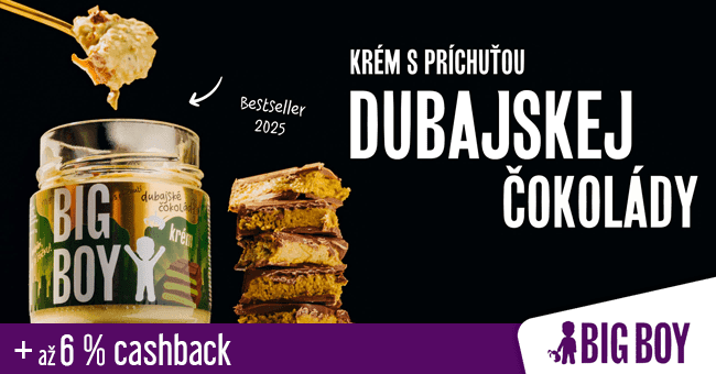 BigBoy.sk -  	BIG BOY® pistáciový krém s príchuťou dubajskej čokolády