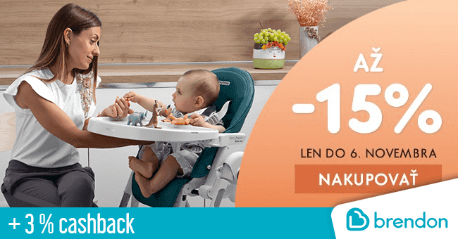 Brendon.sk -  	Týždeň detských jedálenských stoličiek a podsedákov: Až 15 % zľava