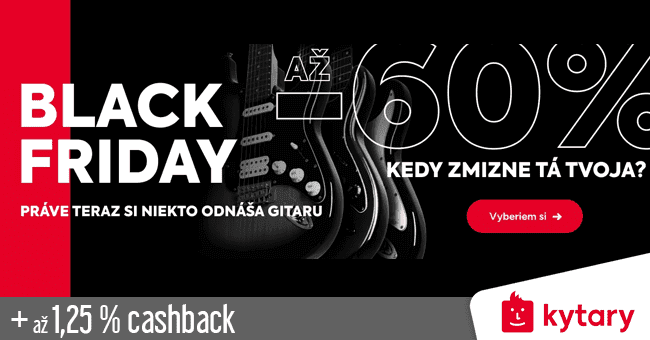 Kytary.sk -  	Black Friday so zľavami až do 60 %