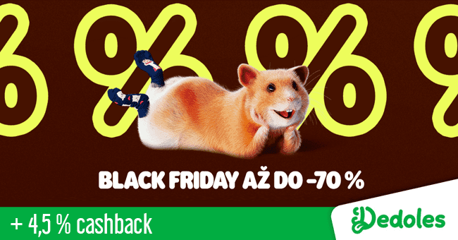 Dedoles.sk -  	Black Friday: Zľavy až do 70 %
