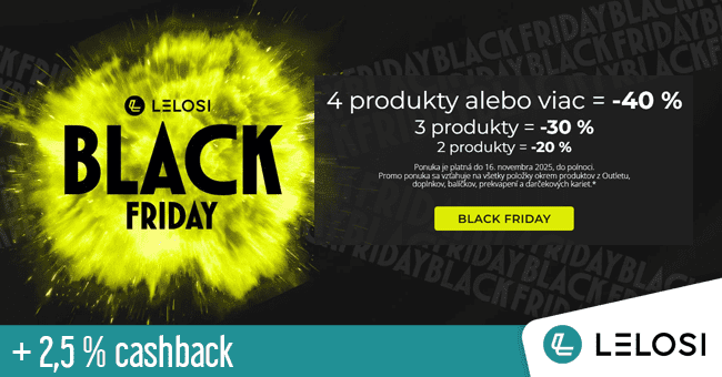 Lelosi.sk -  	Black Friday: Zľavy až 40 %