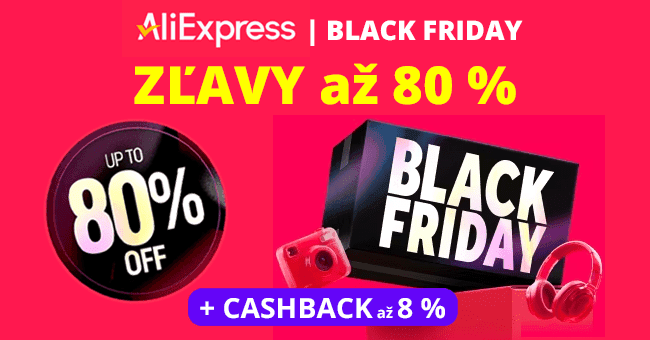 AliExpress.com -  	Black Friday: Zľavy až do 80 %