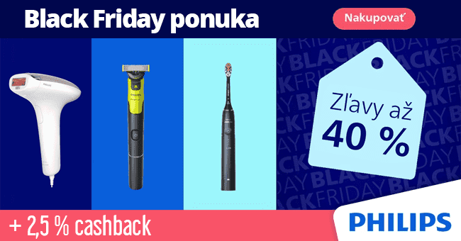 Philips-eshop.sk -  Black Friday: Zľavy až do 40 %