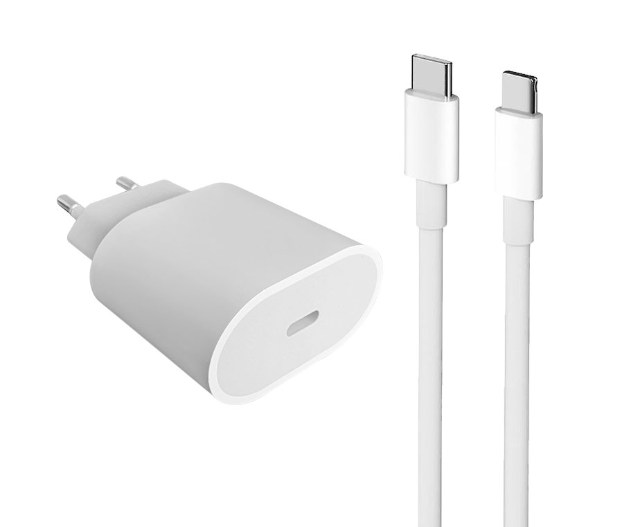 Schnellladegerät (20W) & Kabel (USB-C) 