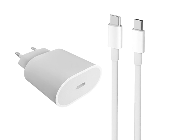  Schnellladegerät (20W) & Kabel (USB-C)