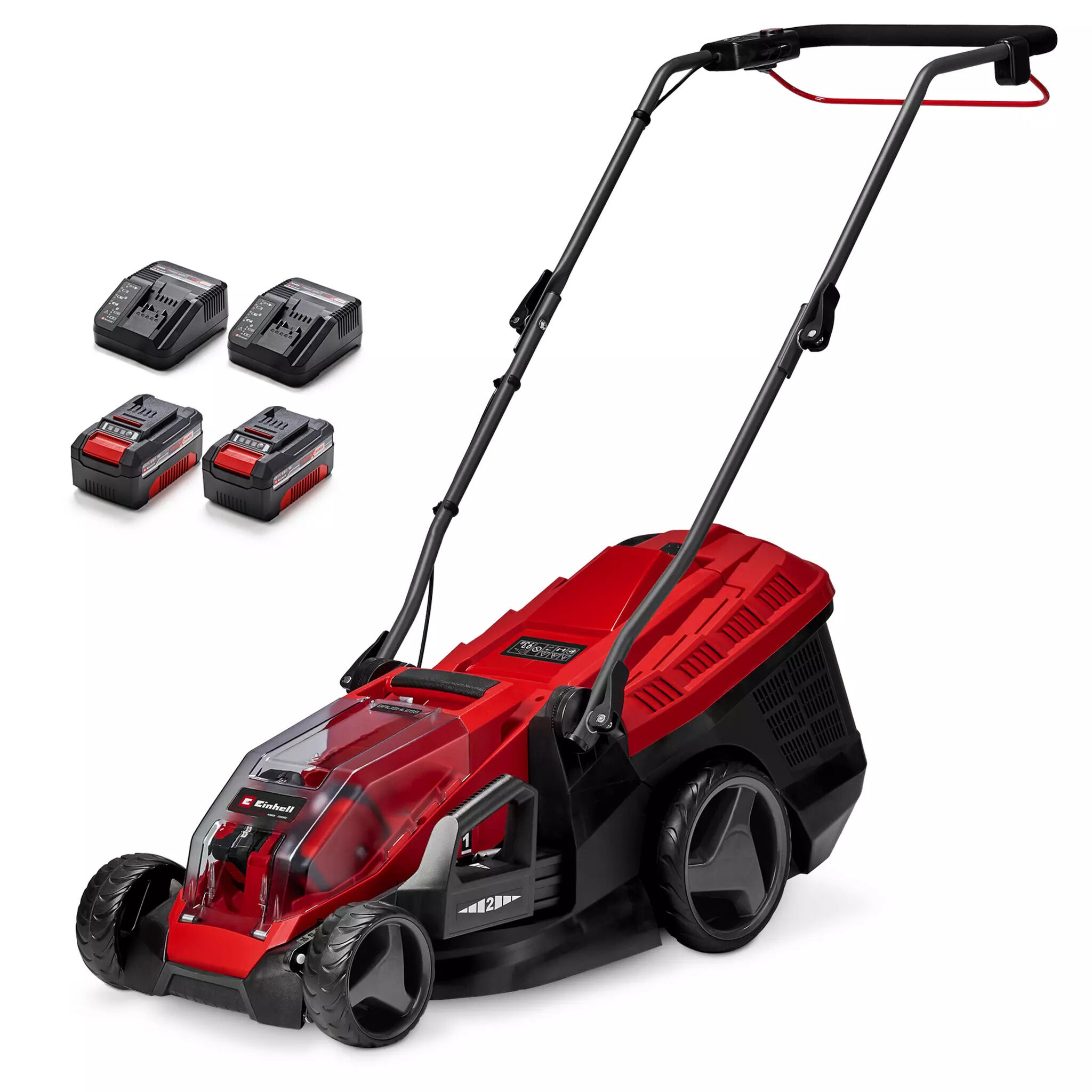Einhell GE-CM 36/36 Li (2 x 4,0 Ah) Akku-Rasenmäher 