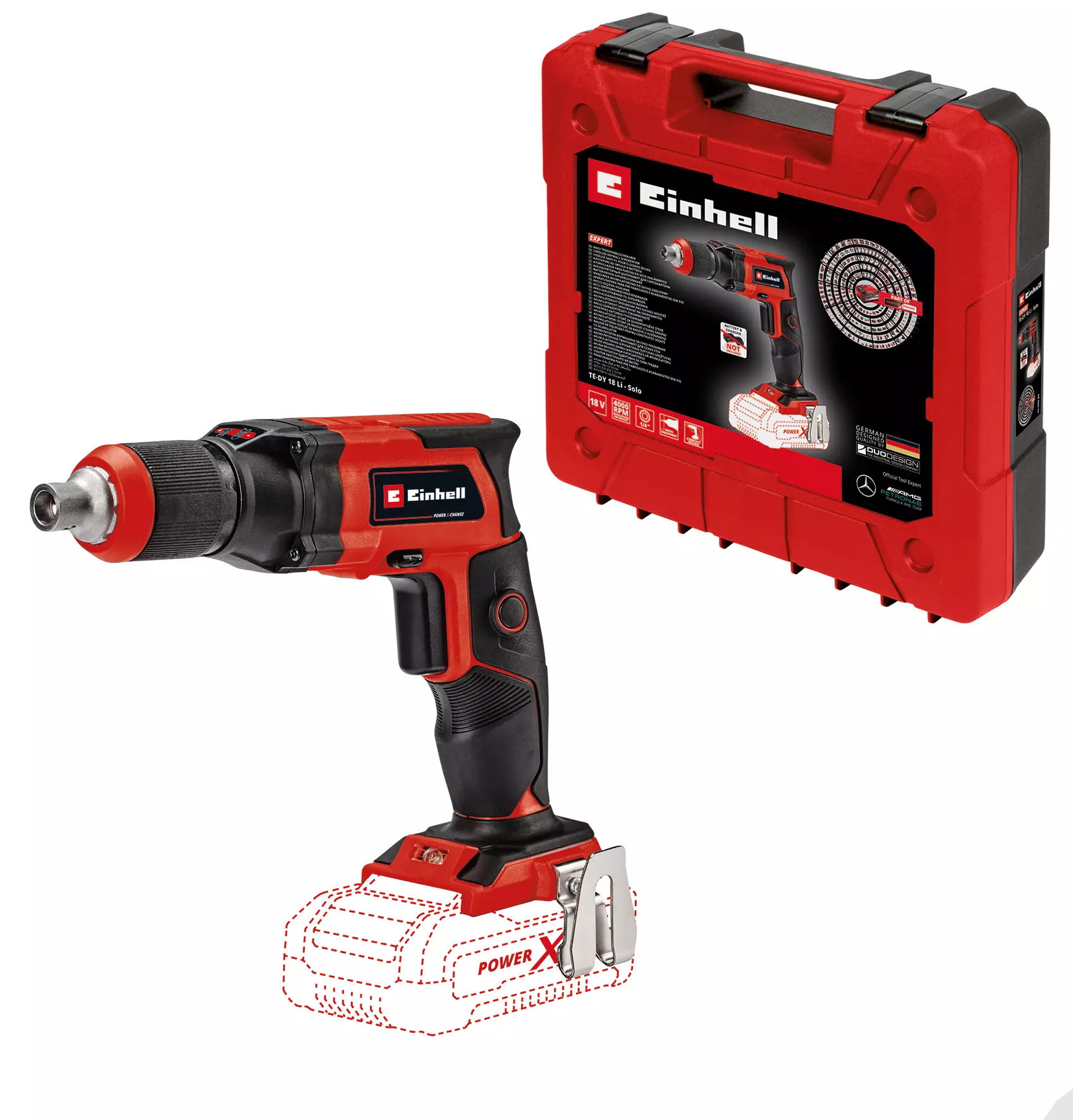 Einhell TE-DY 18 Li-Solo Akku-Trockenbauschrauber ohne Akku 