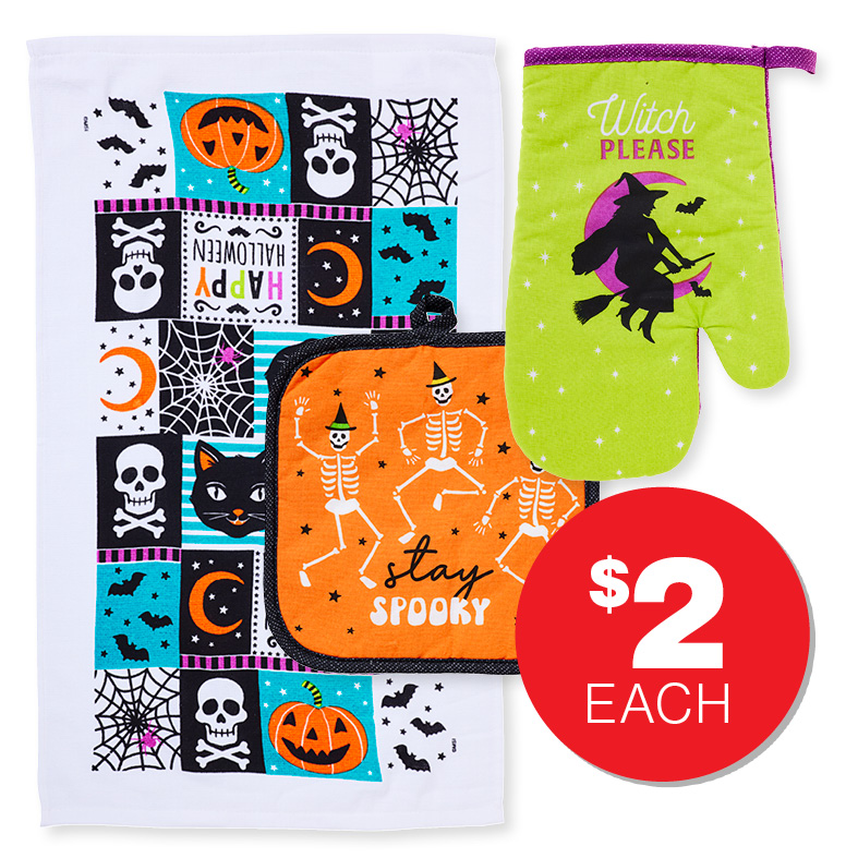 Halloween Napery only $2ea!