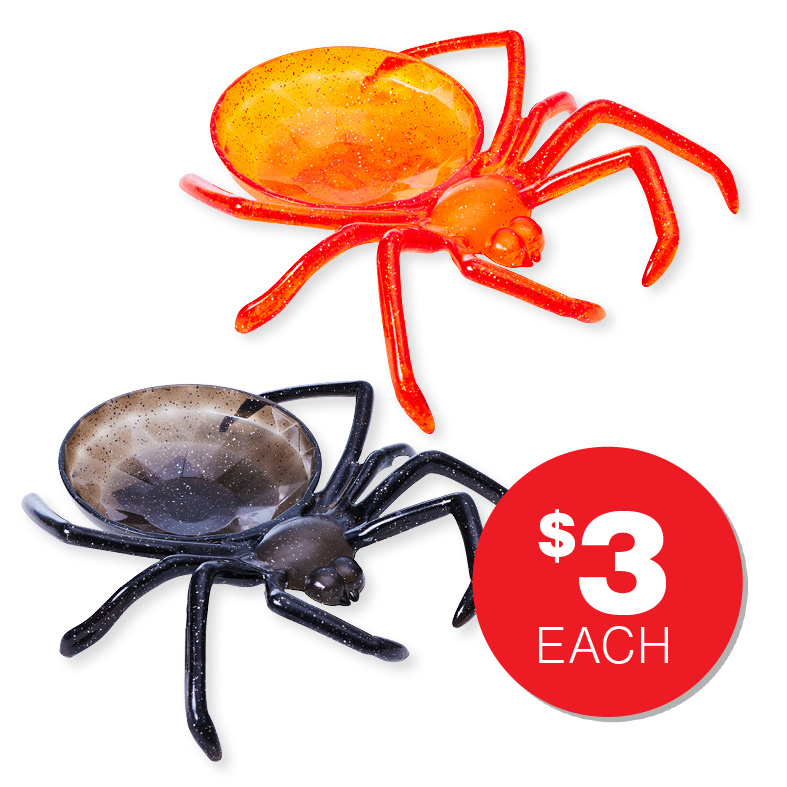 Halloween Spider Plate Assorted $3.00