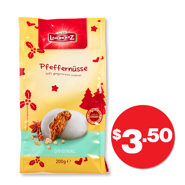 Lambertz Gingerbread Pfeffernusse 200g $3.50