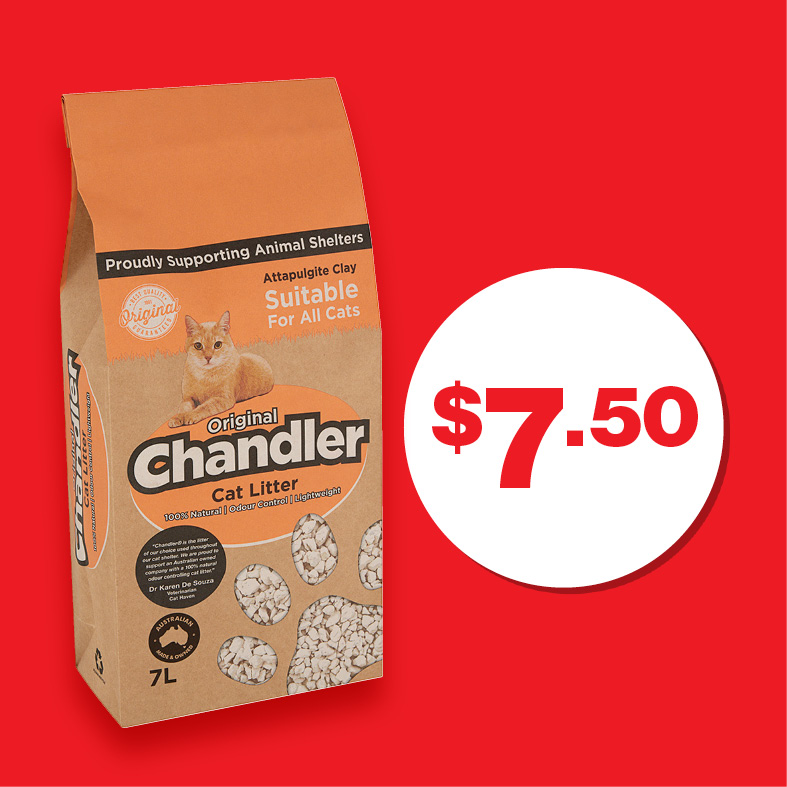 Chandler Cat Litter Clay 7L $7.50