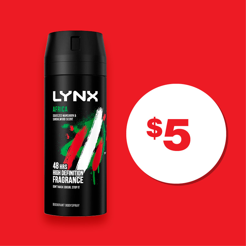 Lynx Body Spray $5.00