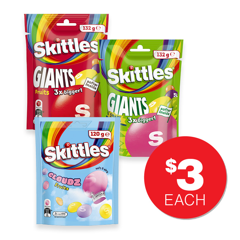 Skittles Varieties  $3ea