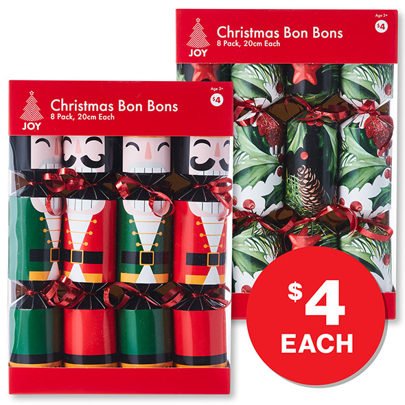 Christmas Bon Bons 20cm 8PK $4.00 each