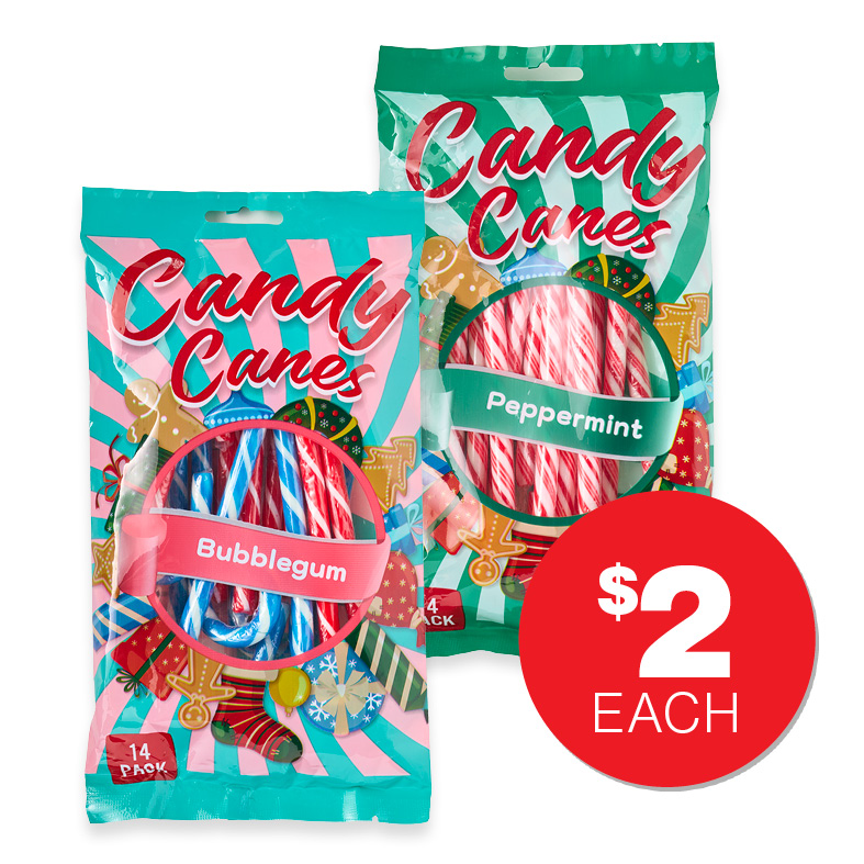 Candy Canes 14pk $2ea