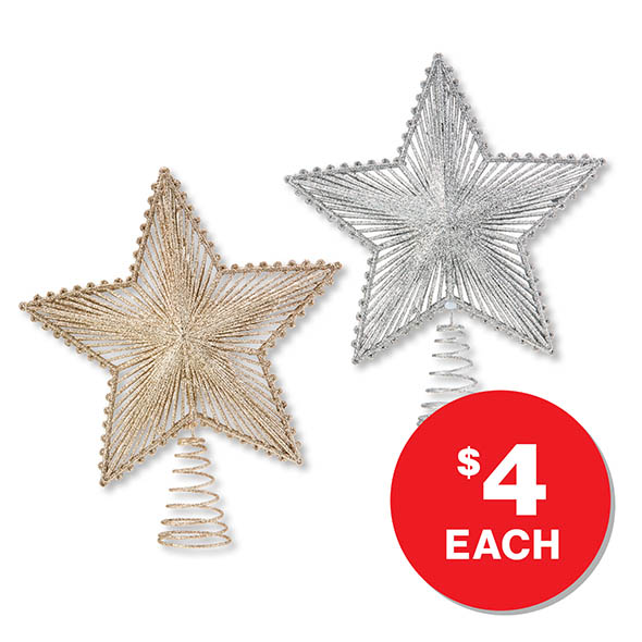 Christmas Tree Topper Wire Star $4.00 each