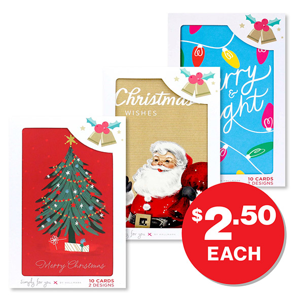 Christmas Hallmark Boxed Cards $2.50ea