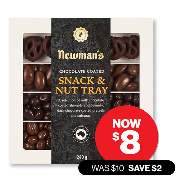 Newman's Chocolate Tray 240g $8