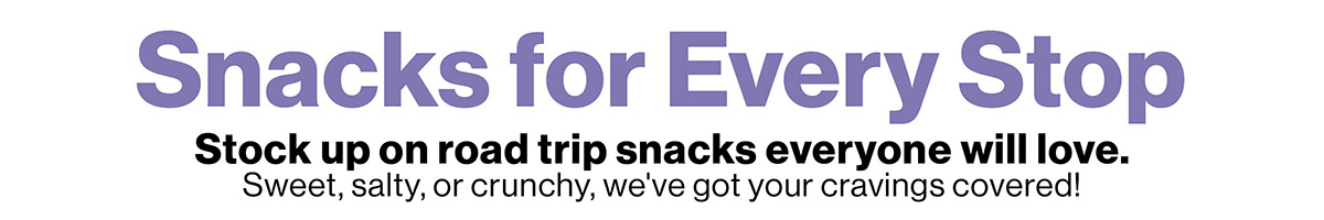 Snacks for Every Stop