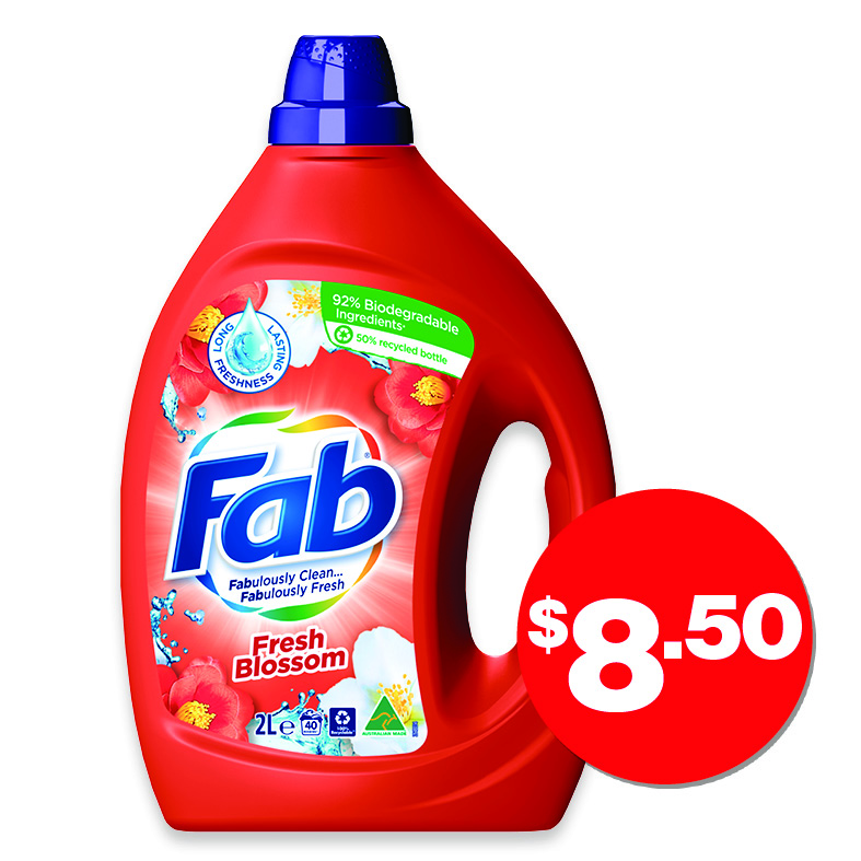 Fab Fresh Blossom Laundry Liquid 2L