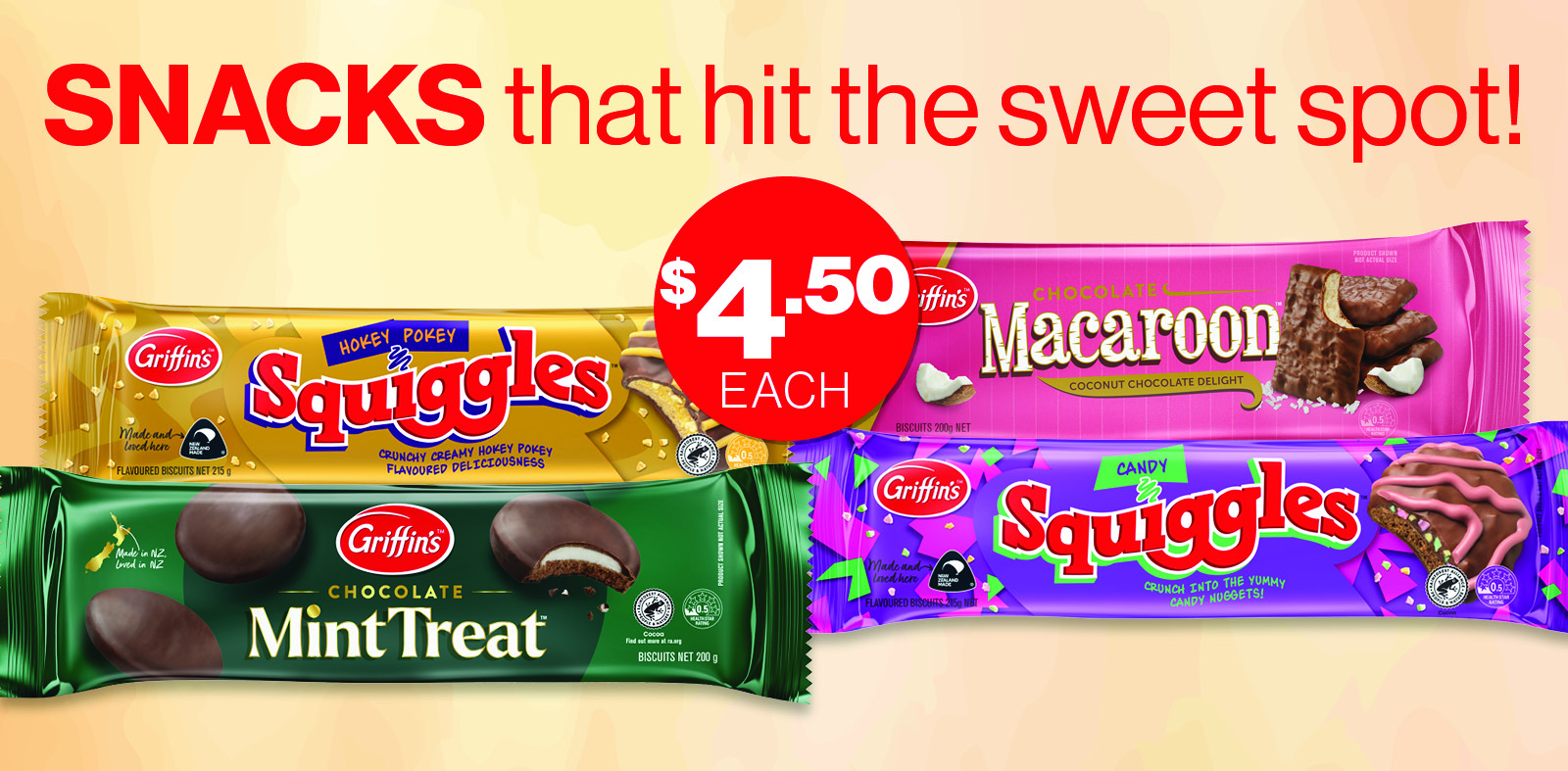 Treat your taste buds with our range of sweet snacks —perfect for sharing (or not!)