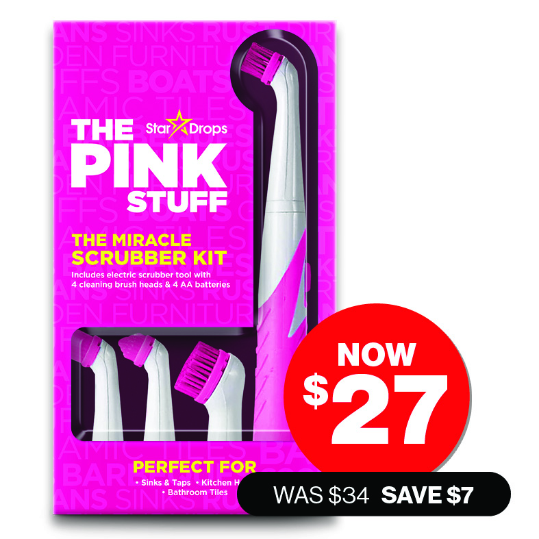 The Pink Stuff The Miracle Scrubber Kit WAS $34 NOW $27.00 (SAVE $7.00) 