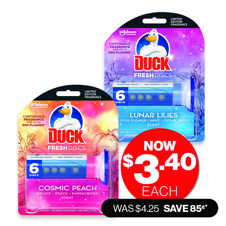 Duck Fresh Discs  Toilet Cleaner 36ml Assorted