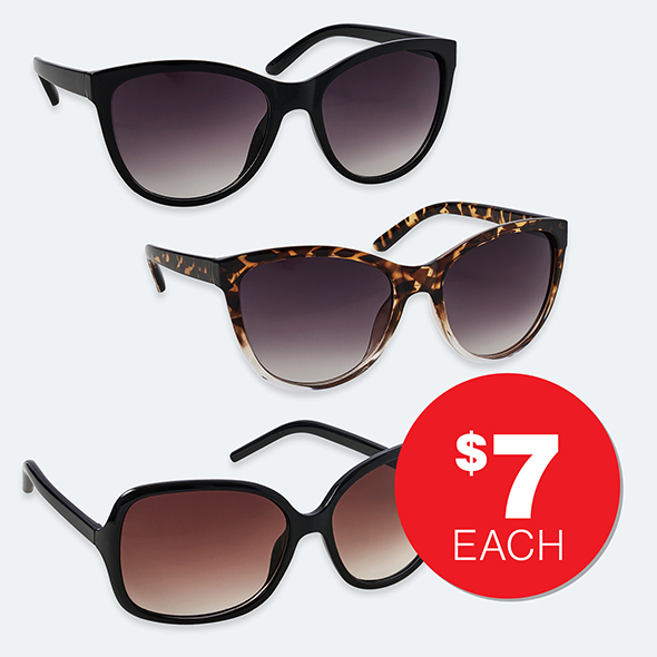 Women’s Sunglasses Assorted $7ea