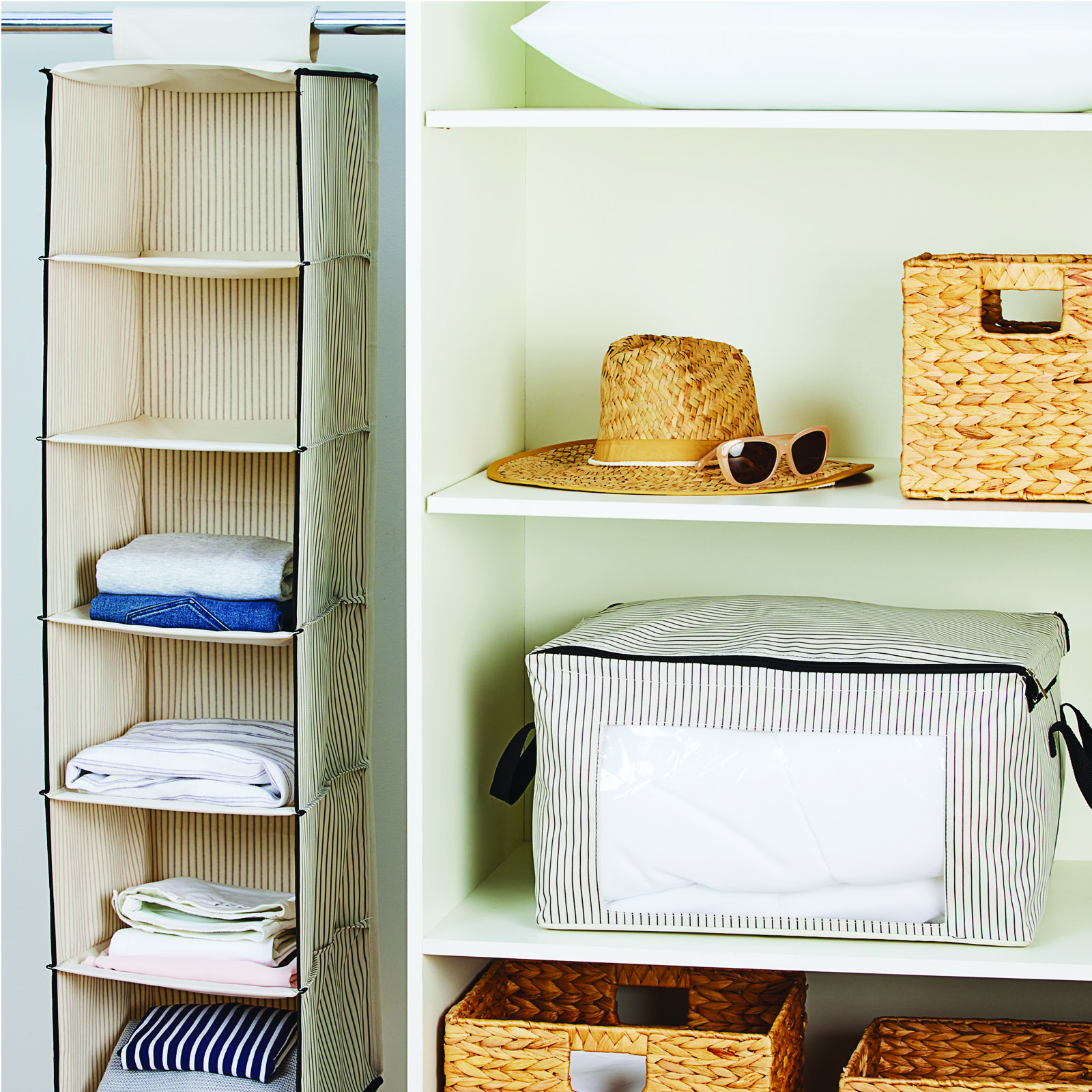 Refresh your wardrobe with storage solutions  that keep everything in order.