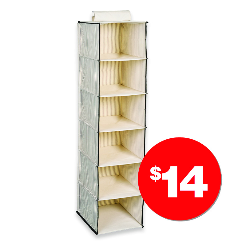 6-Shelf Sweater Organiser  $14