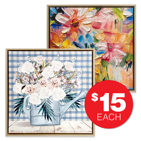 Farmhouse Framed Print Canvas  $15ea